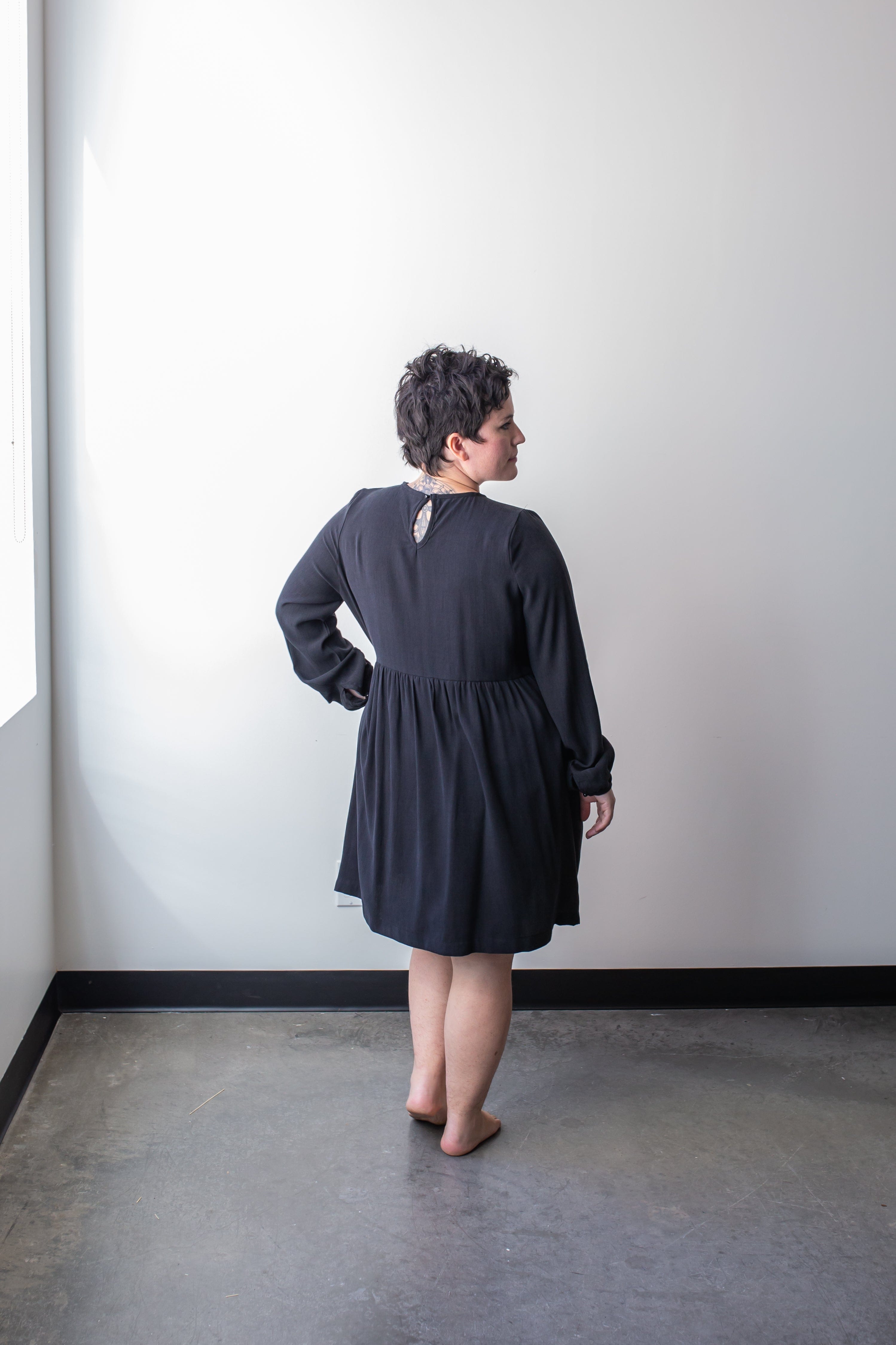 Long Sleeve Babydoll Dress