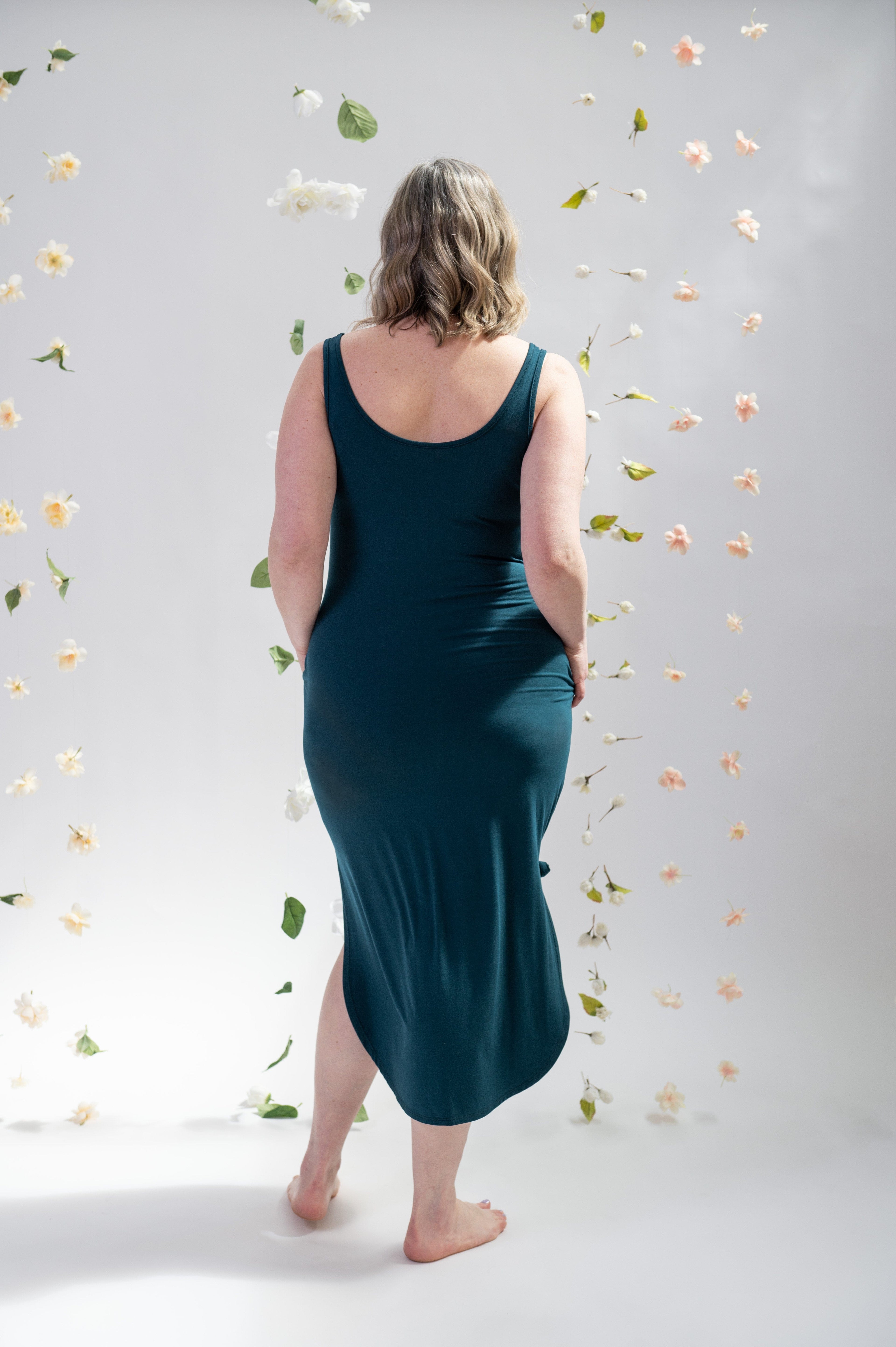 Bamboo Scoop Tank Dress