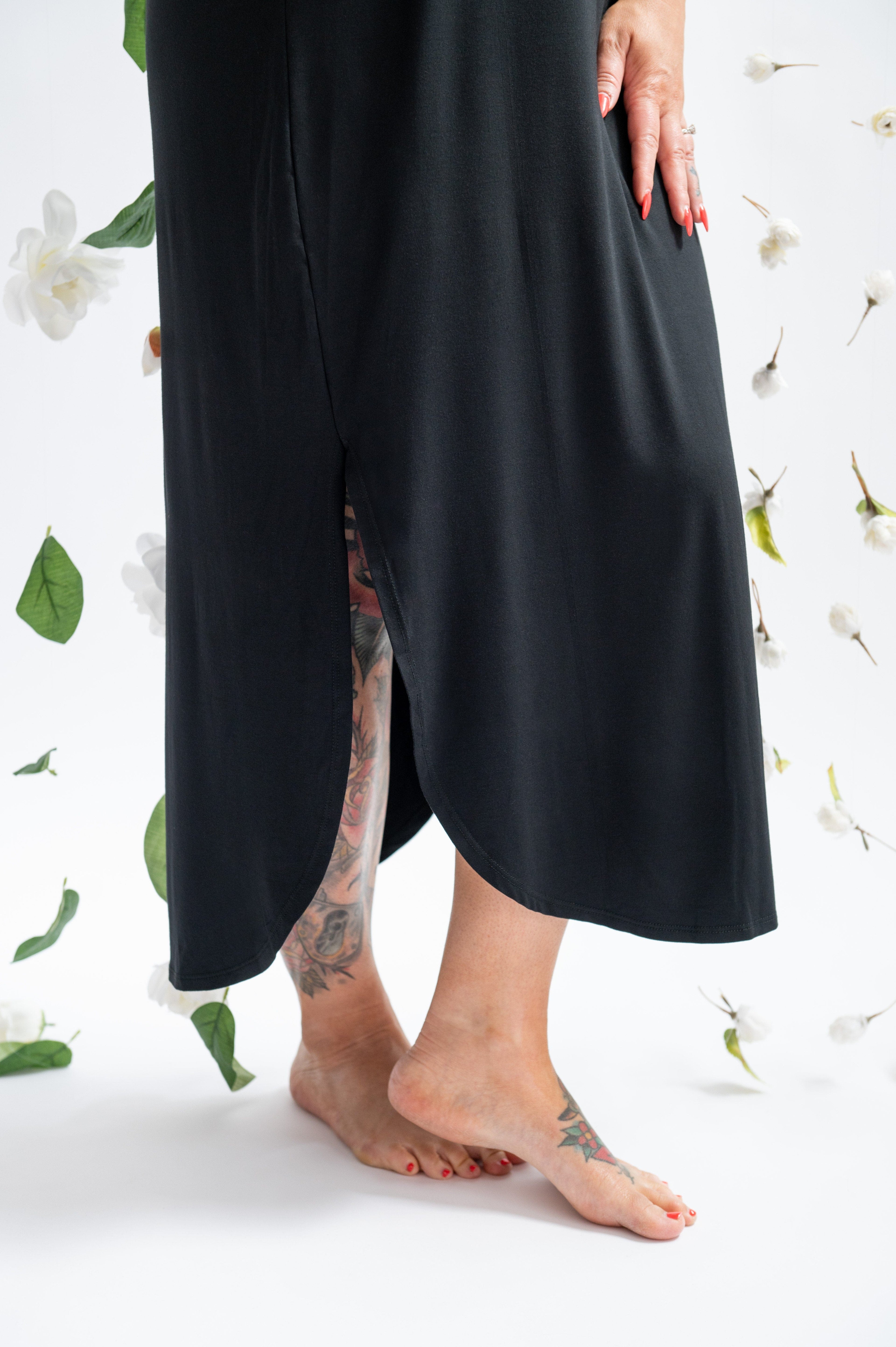 Bamboo Scoop Tank Dress