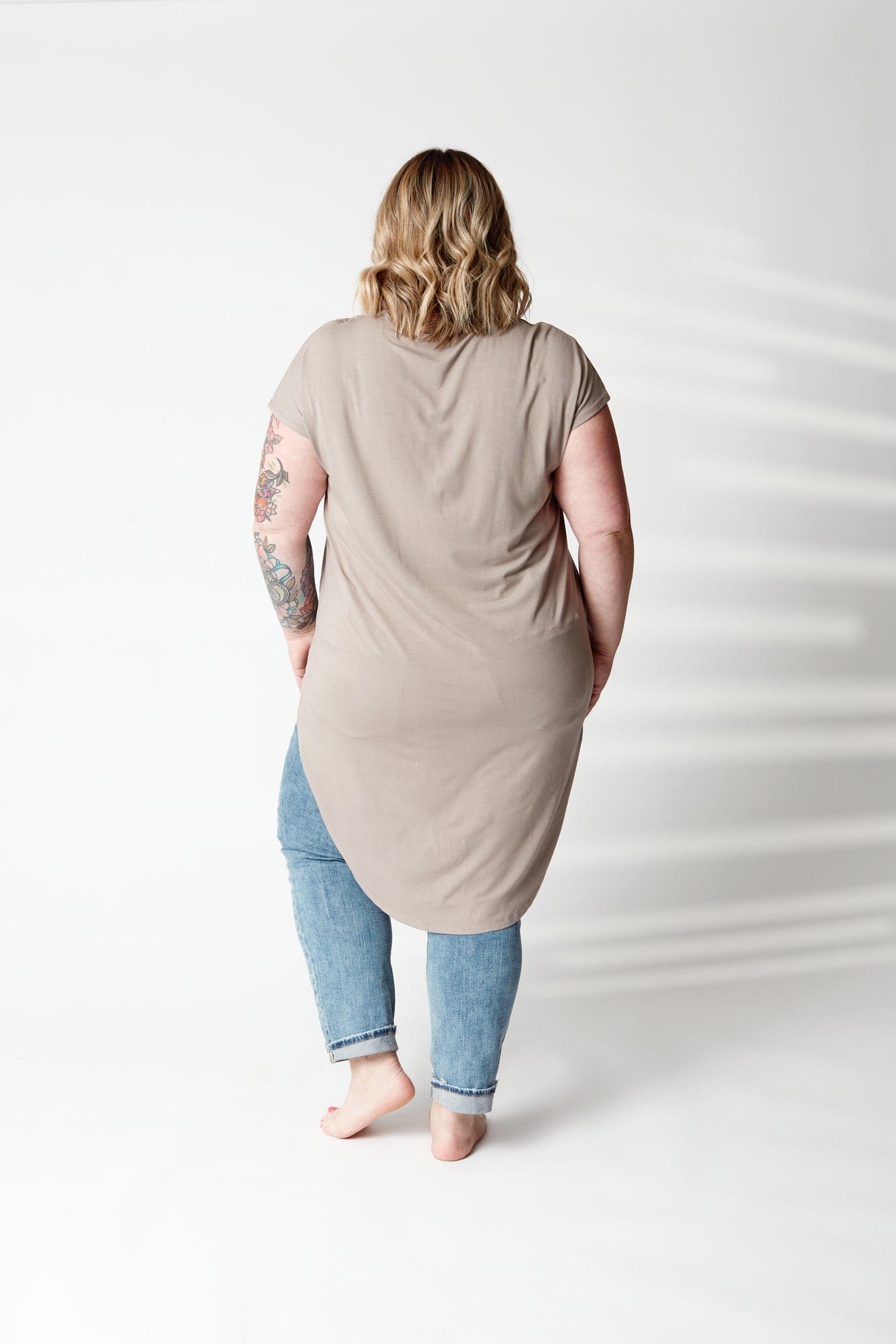 Hi-Lo Top in Sand