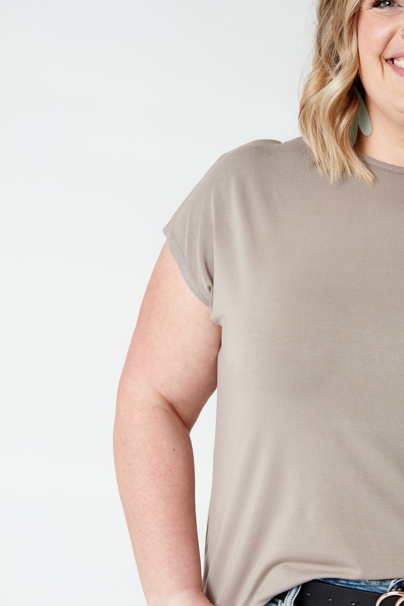 Hi-Lo Top in Sand