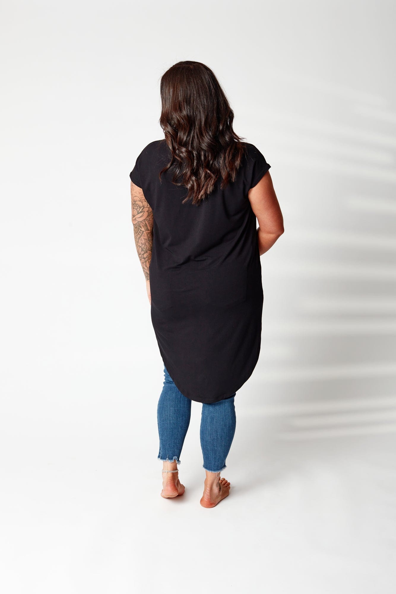 Hi-Lo Top in Onyx