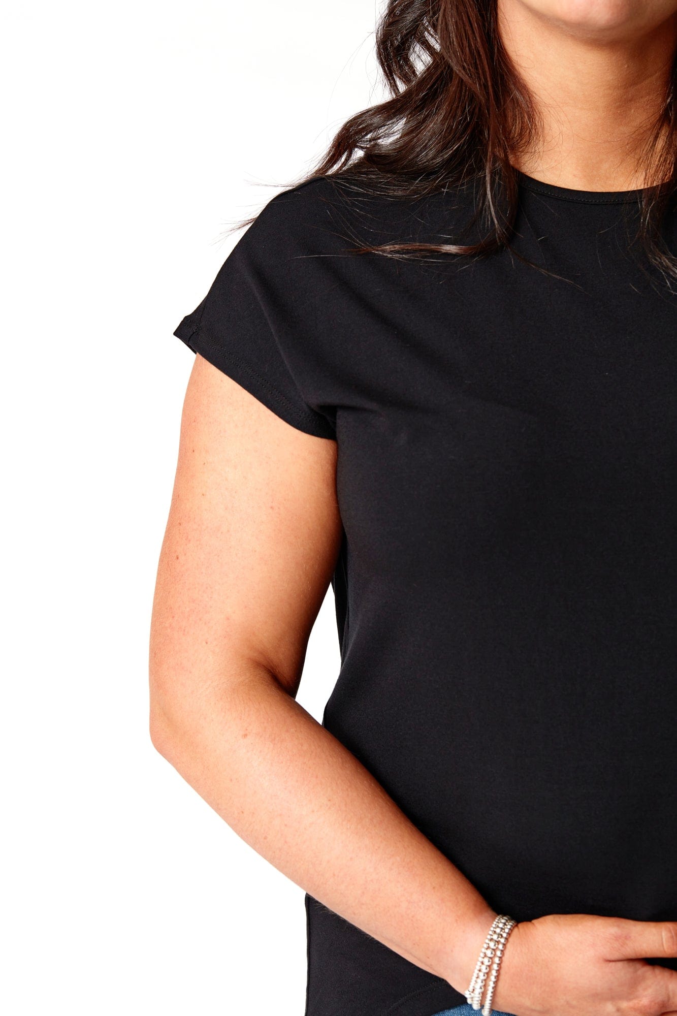Hi-Lo Top in Onyx
