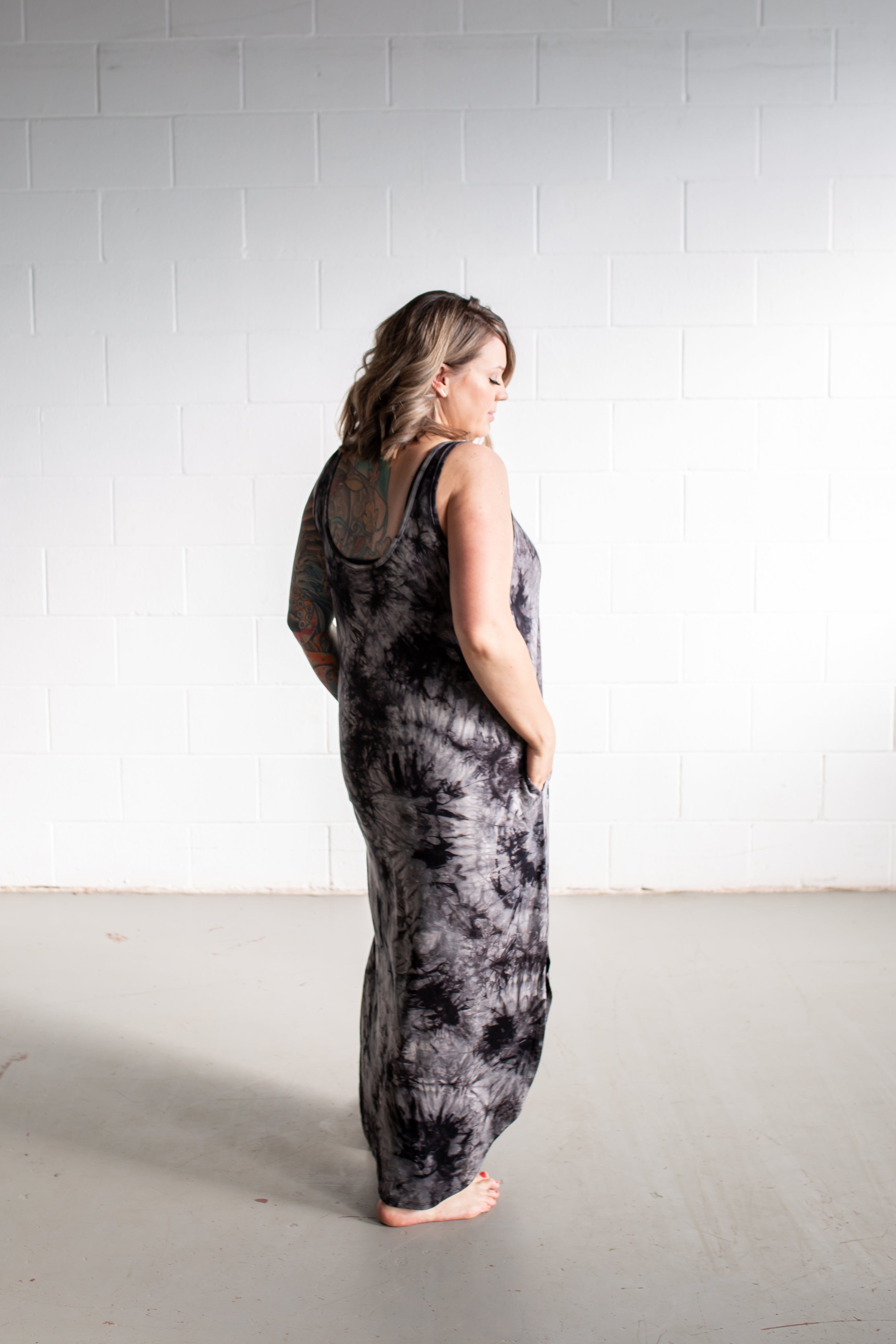Bamboo Scoop Tank Dress