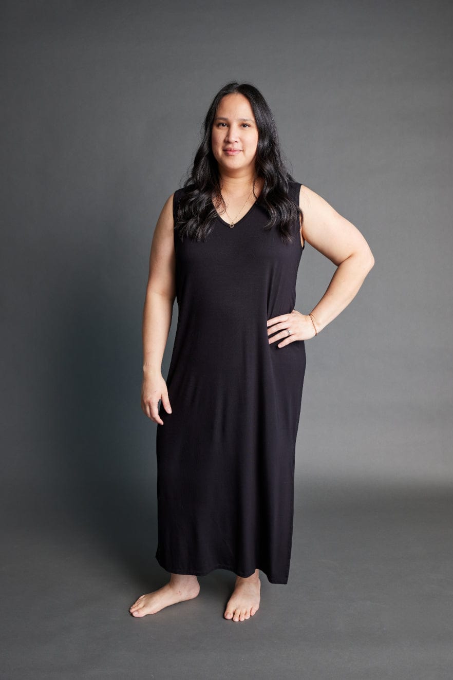Frame Dress in Onyx