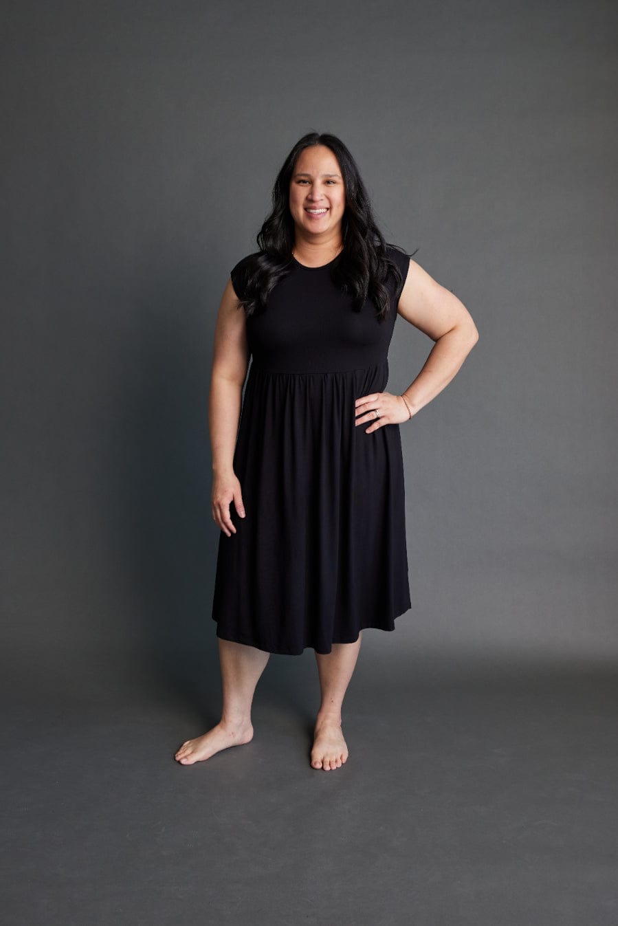 Muse Dress in Onyx