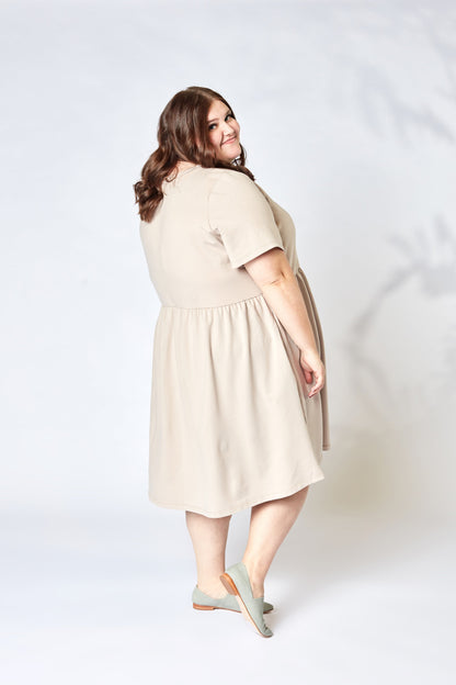 French Terry Empire Dress